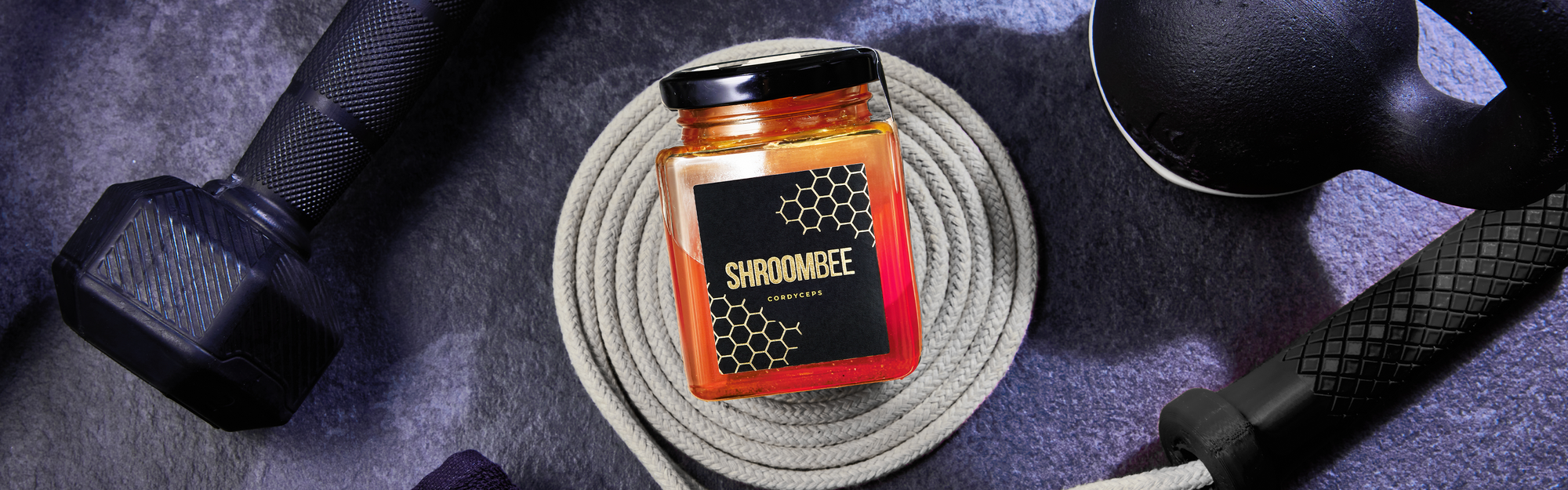 Jar of Shroomee mushroom powder
